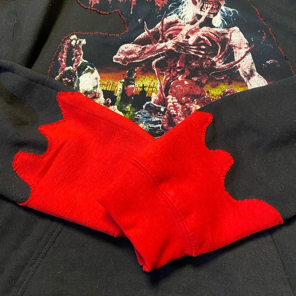 1/1 Handstiched Cannibal Corpse Hoodie - Picture 2 of 6
